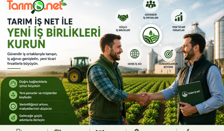 Tarım İş Net ile Yeni İş Birlikleri Kurun